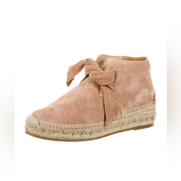 EUC RAG & BONE Women's Gena Suede Leather Espadrille Bootie Size EU 41 US 10.5 - Picture 2 of 5